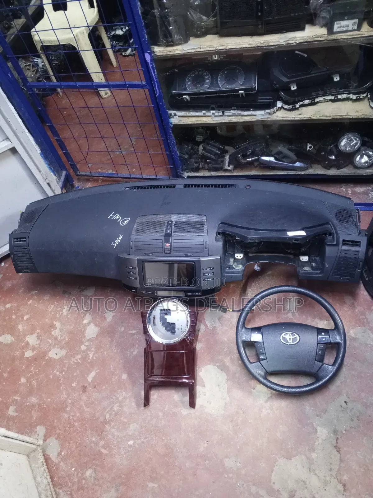 Mark X Dashboard and Stearing Wheel Both.