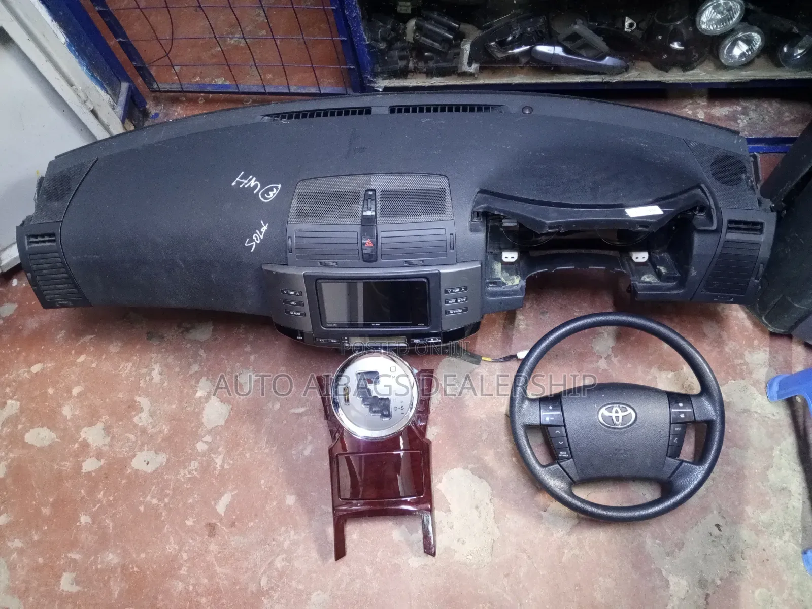 Mark X Dashboard and Stearing Wheel Both.