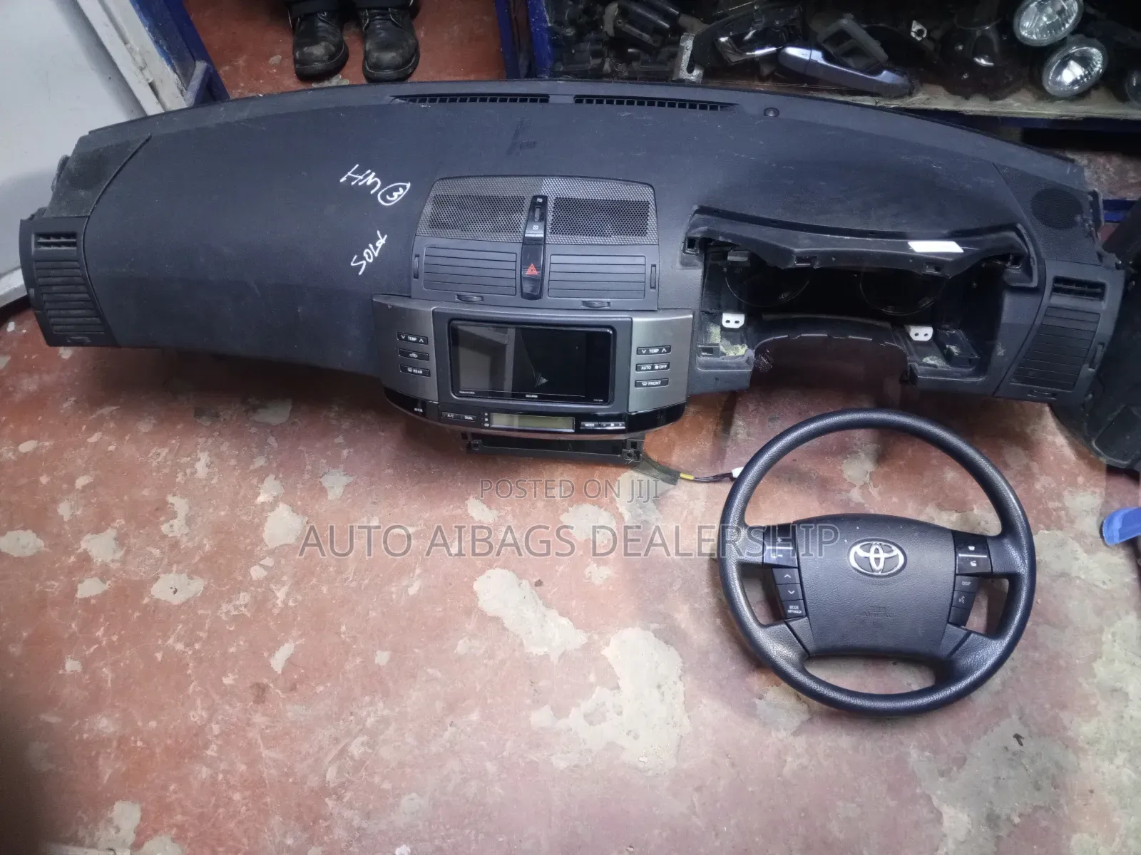 Mark X Dashboard and Stearing Wheel Both.