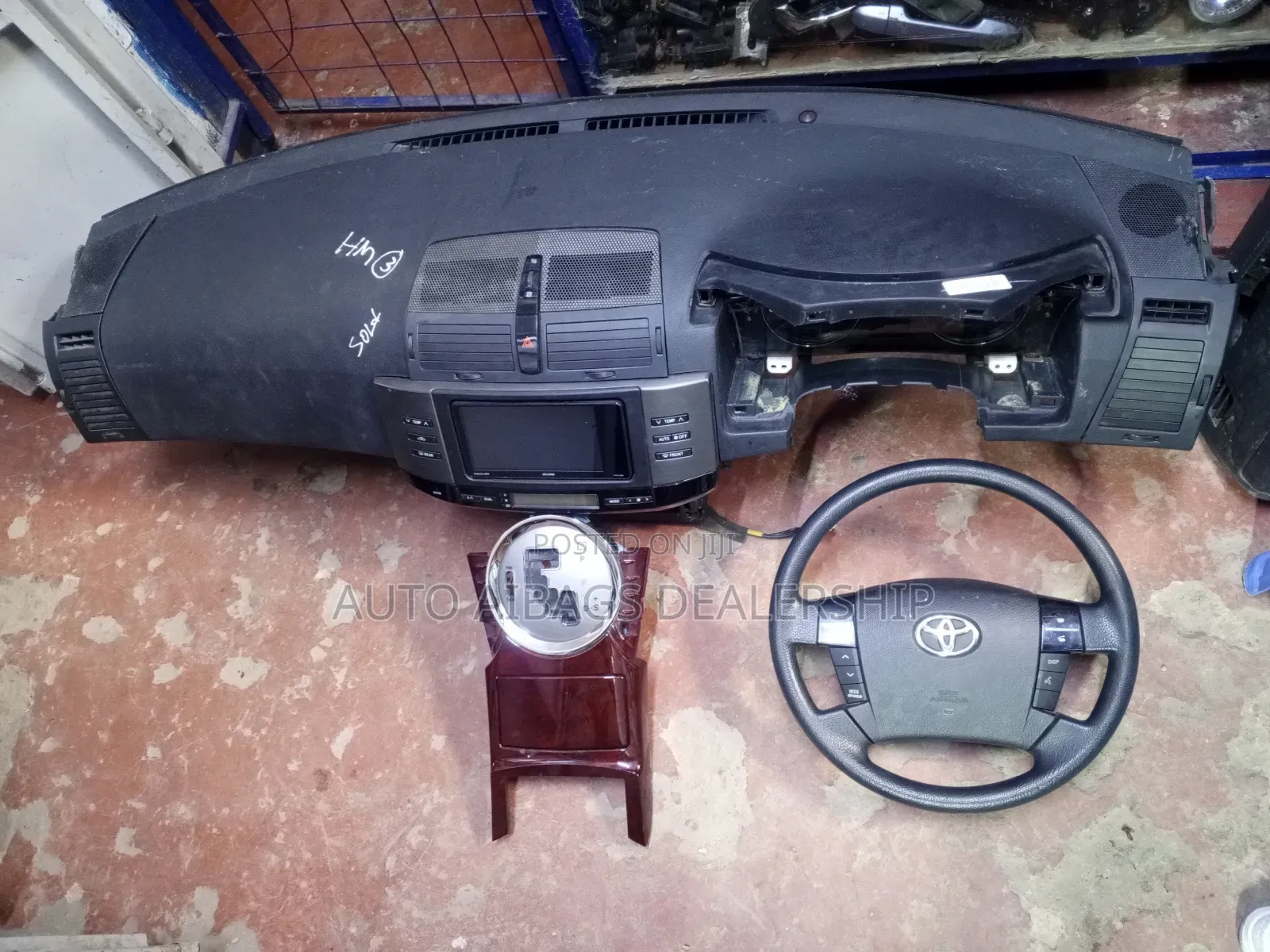 Mark X Dashboard and Stearing Wheel Both.