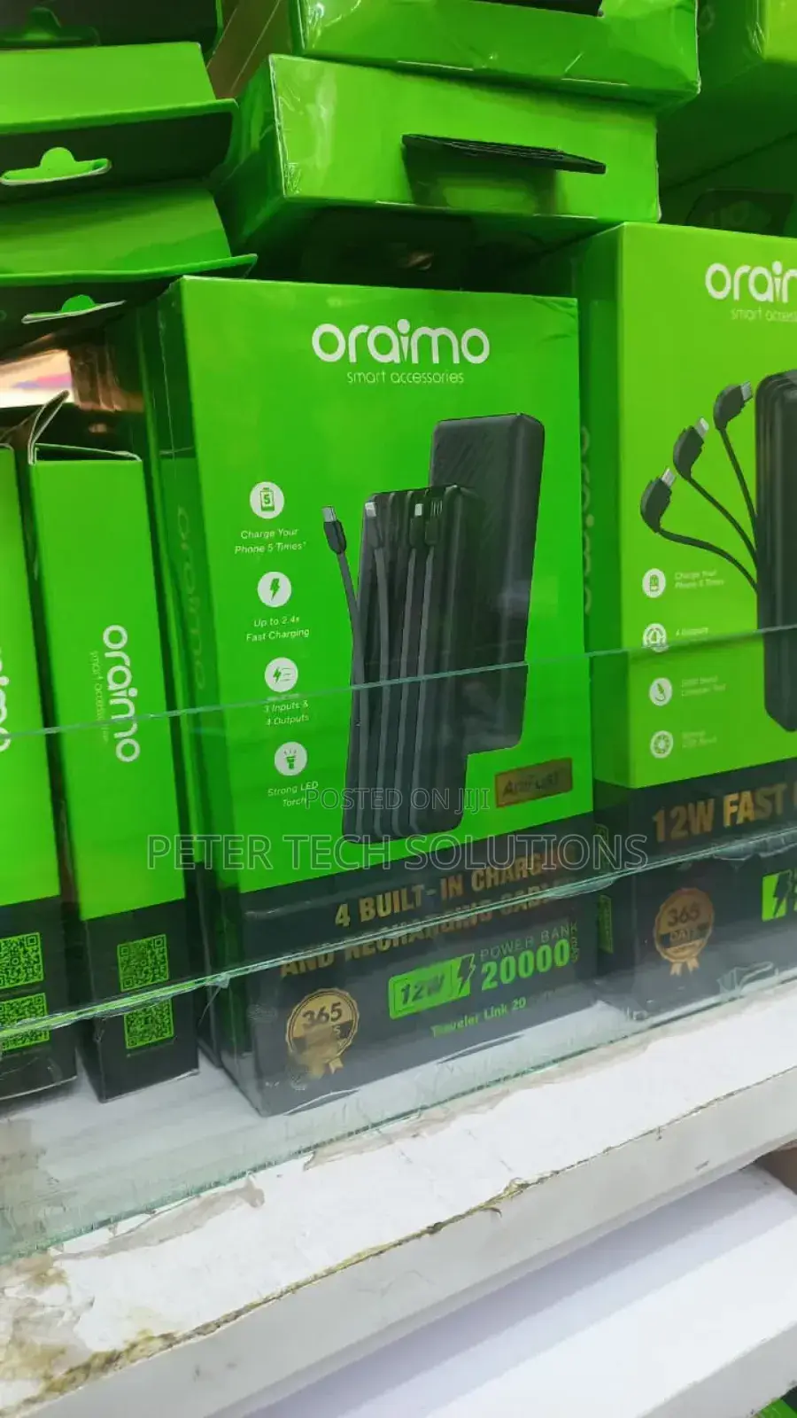 Oraimo Toast 10 Byte Led Display 10000mah Powerbank Dual