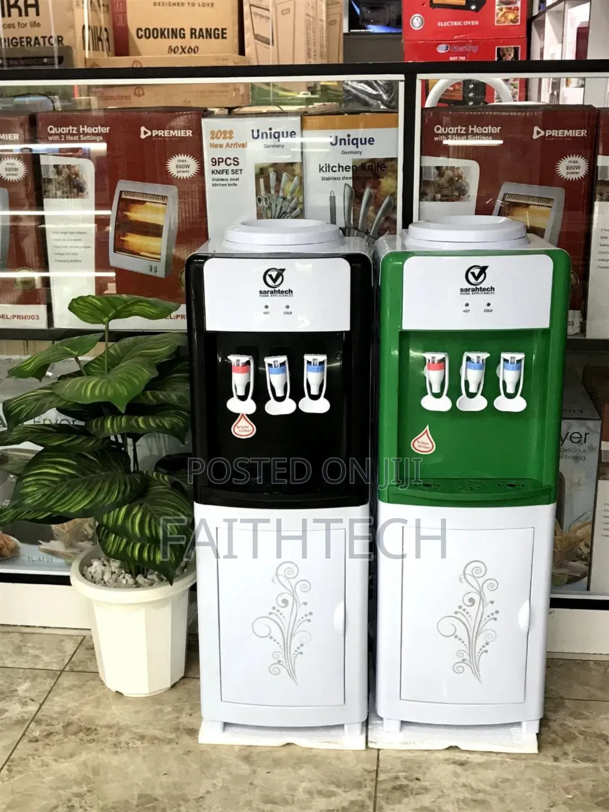 Sarahtech Water Dispenser
3 Taps 
Hot,Cold ,Normal