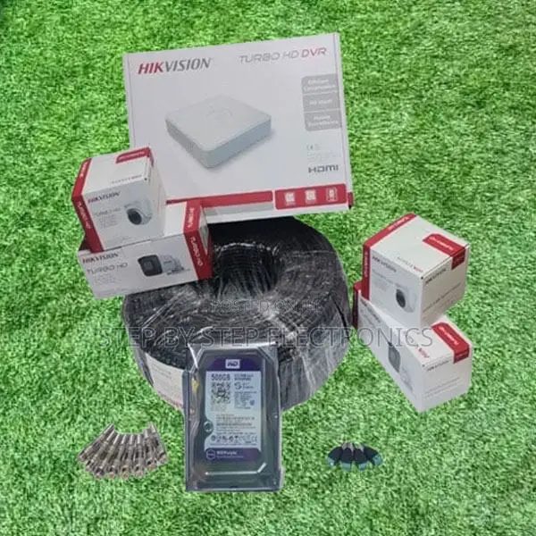 Easy to Install Hikvision 4 1080p CCTV Cameras Full Package