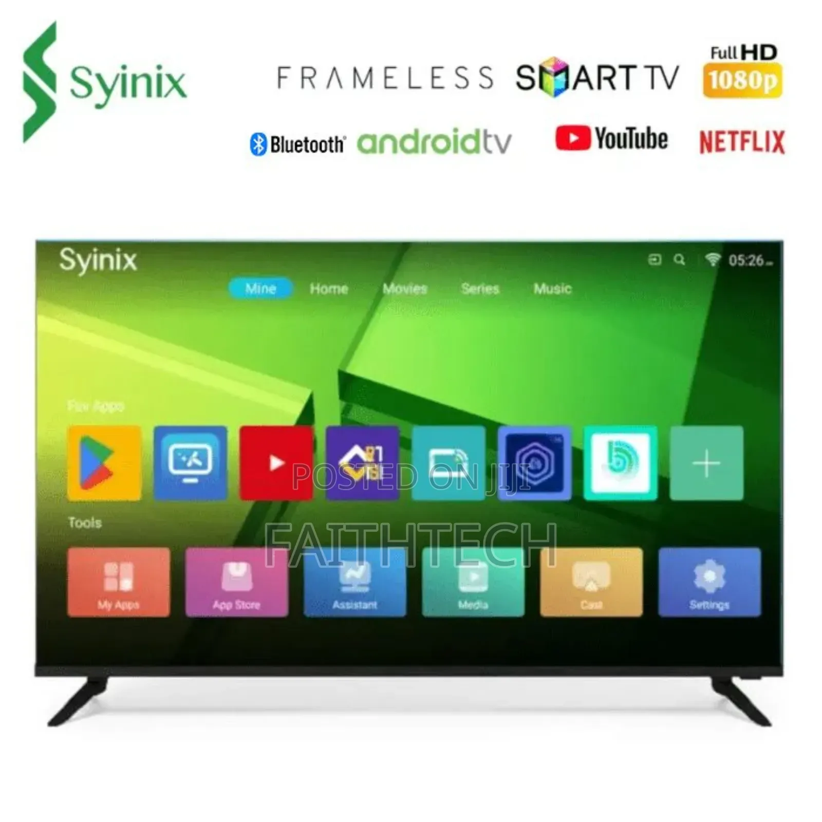 Simply Amazing Experience 
Syinix 32smart Tv.