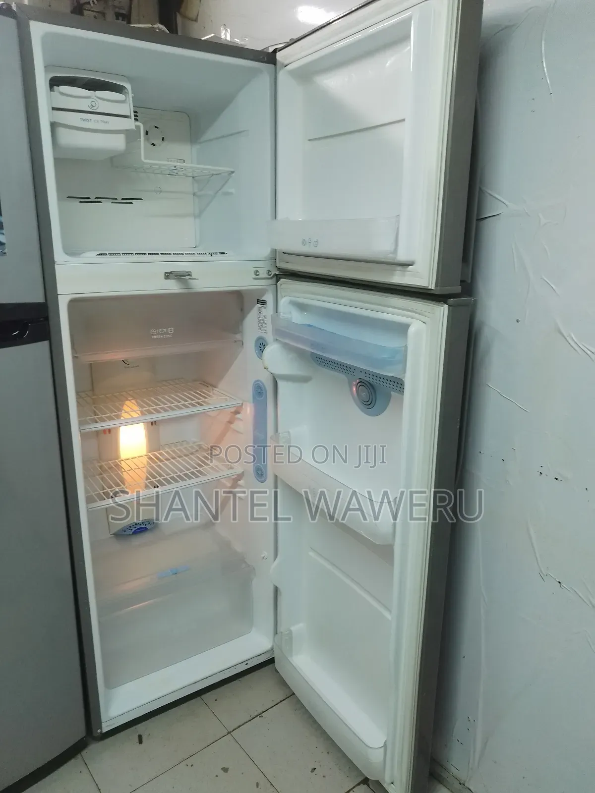 Express Cool Grey Lg Refrigerator Double Door Fridge