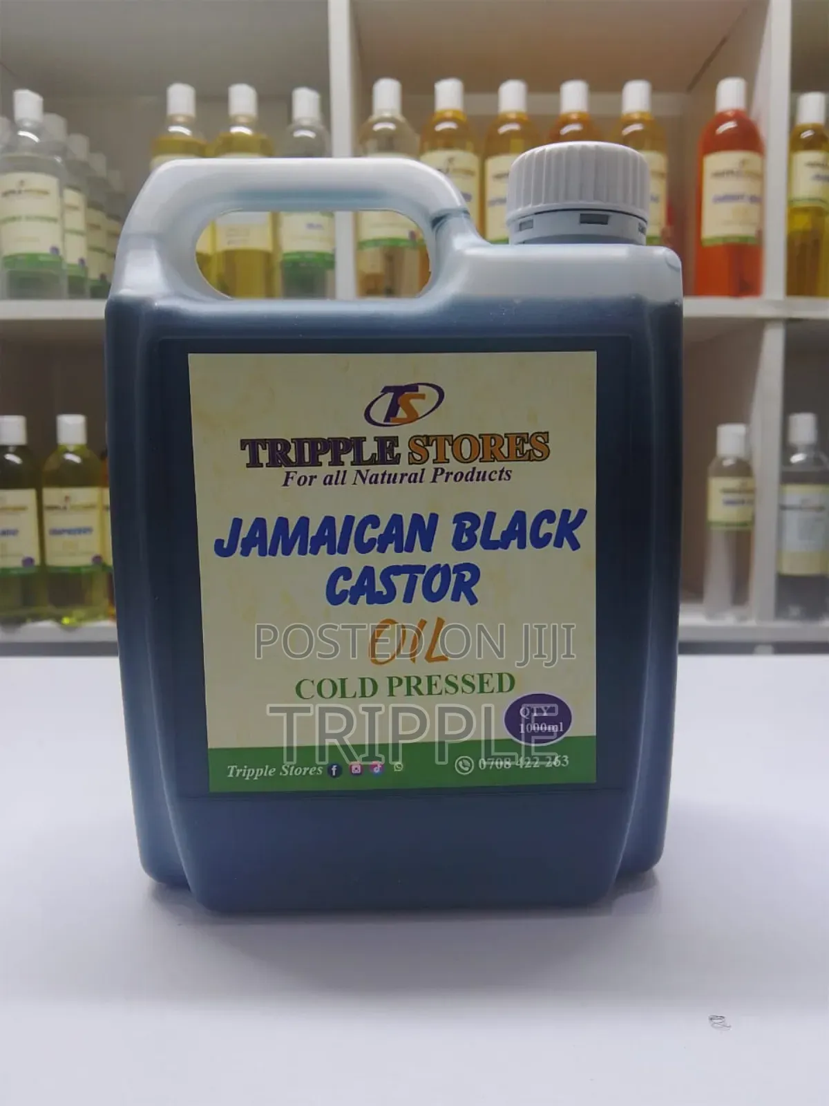 Cold Pressed Jamaican Black Castor Oil