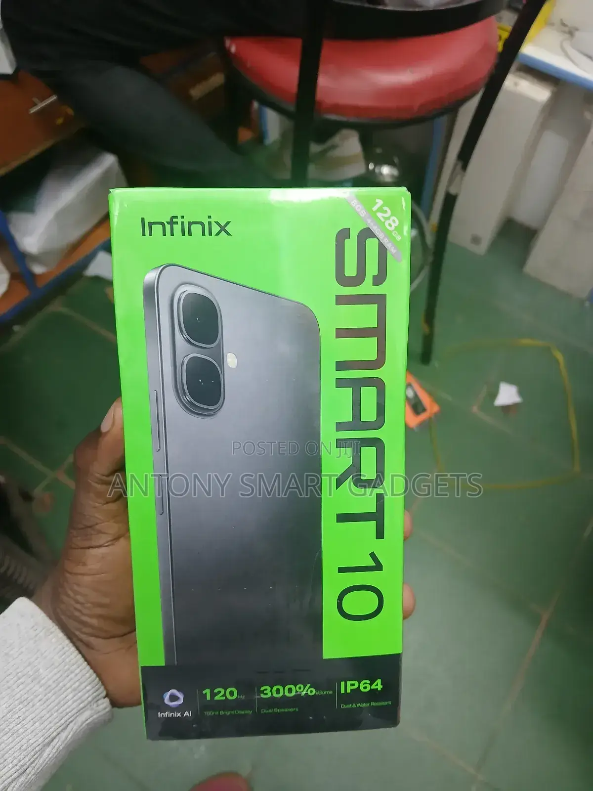 New Infinix Smart 10 128 GB Black