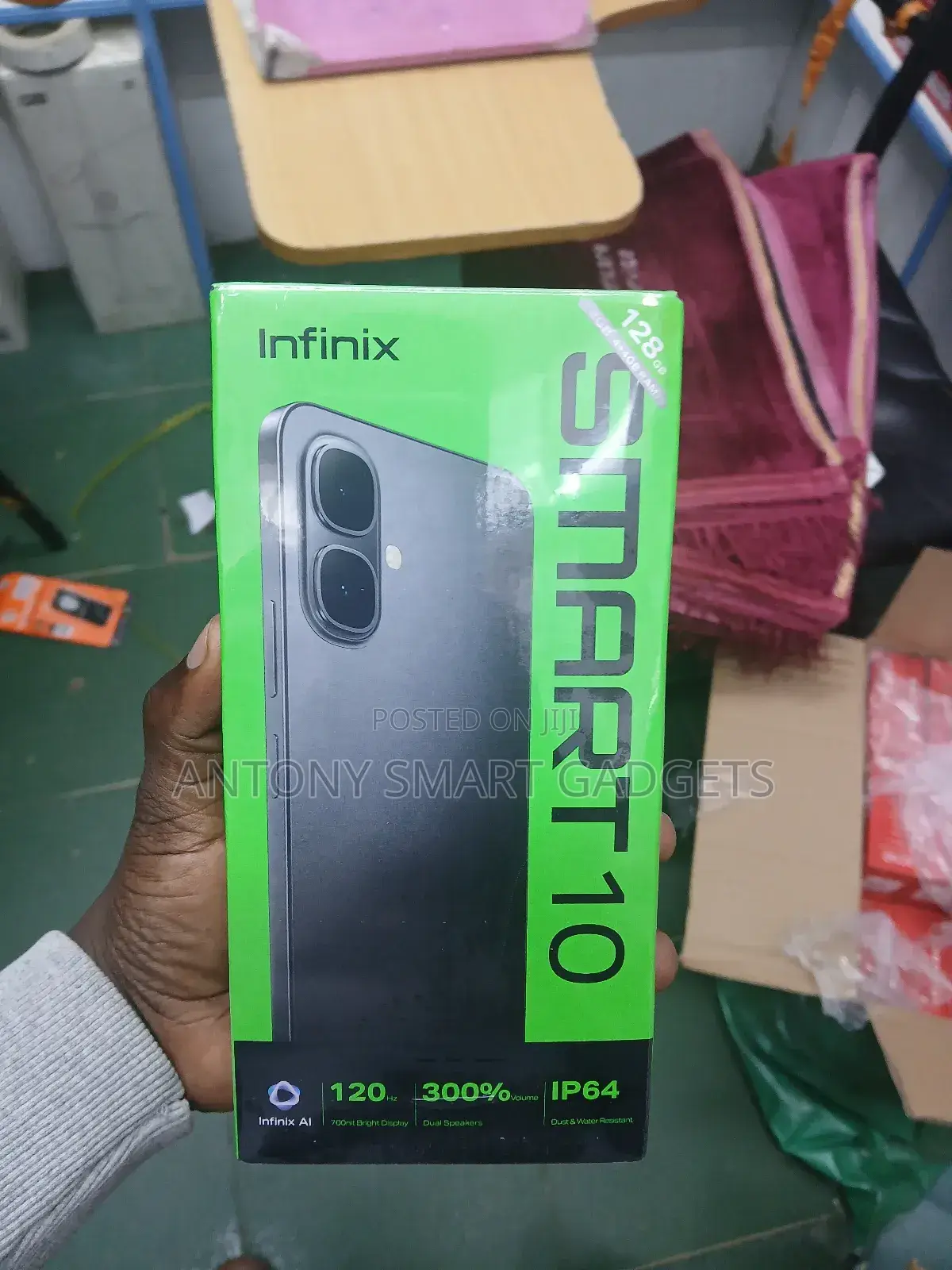 New Infinix Smart 10 128 GB Black