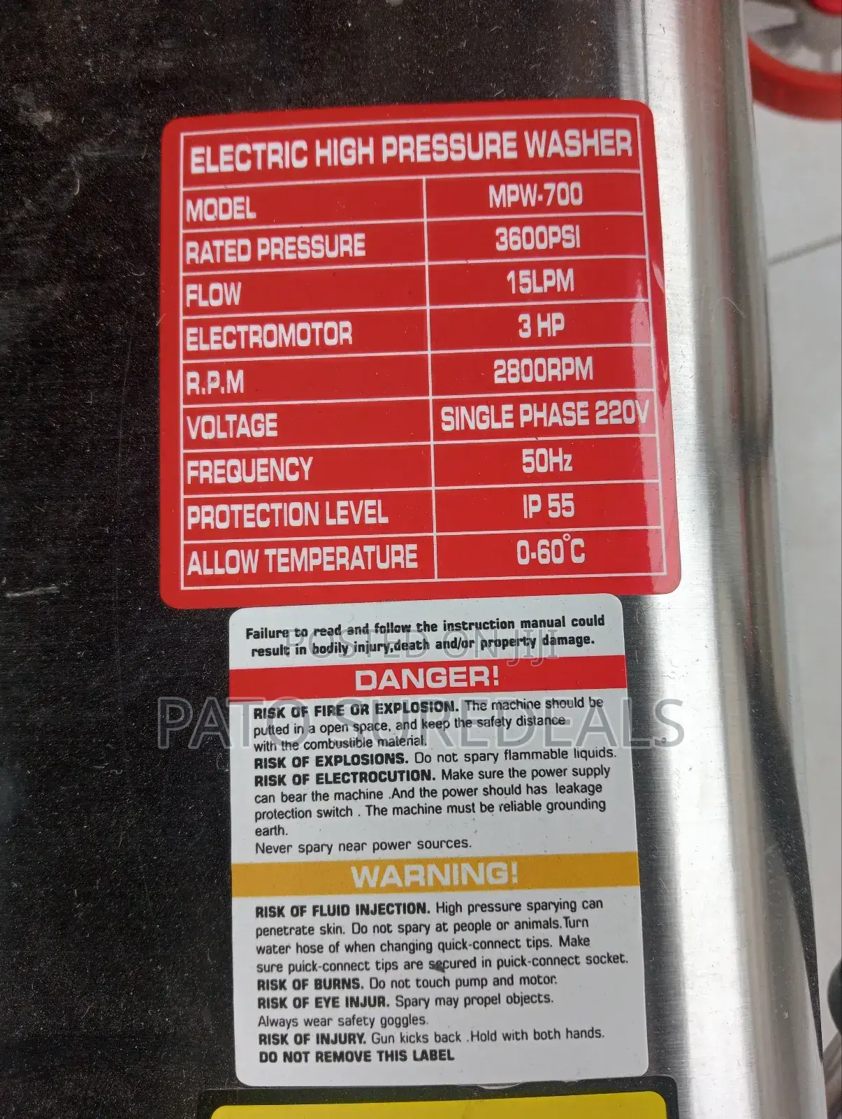 Electric High Pressure Washer
