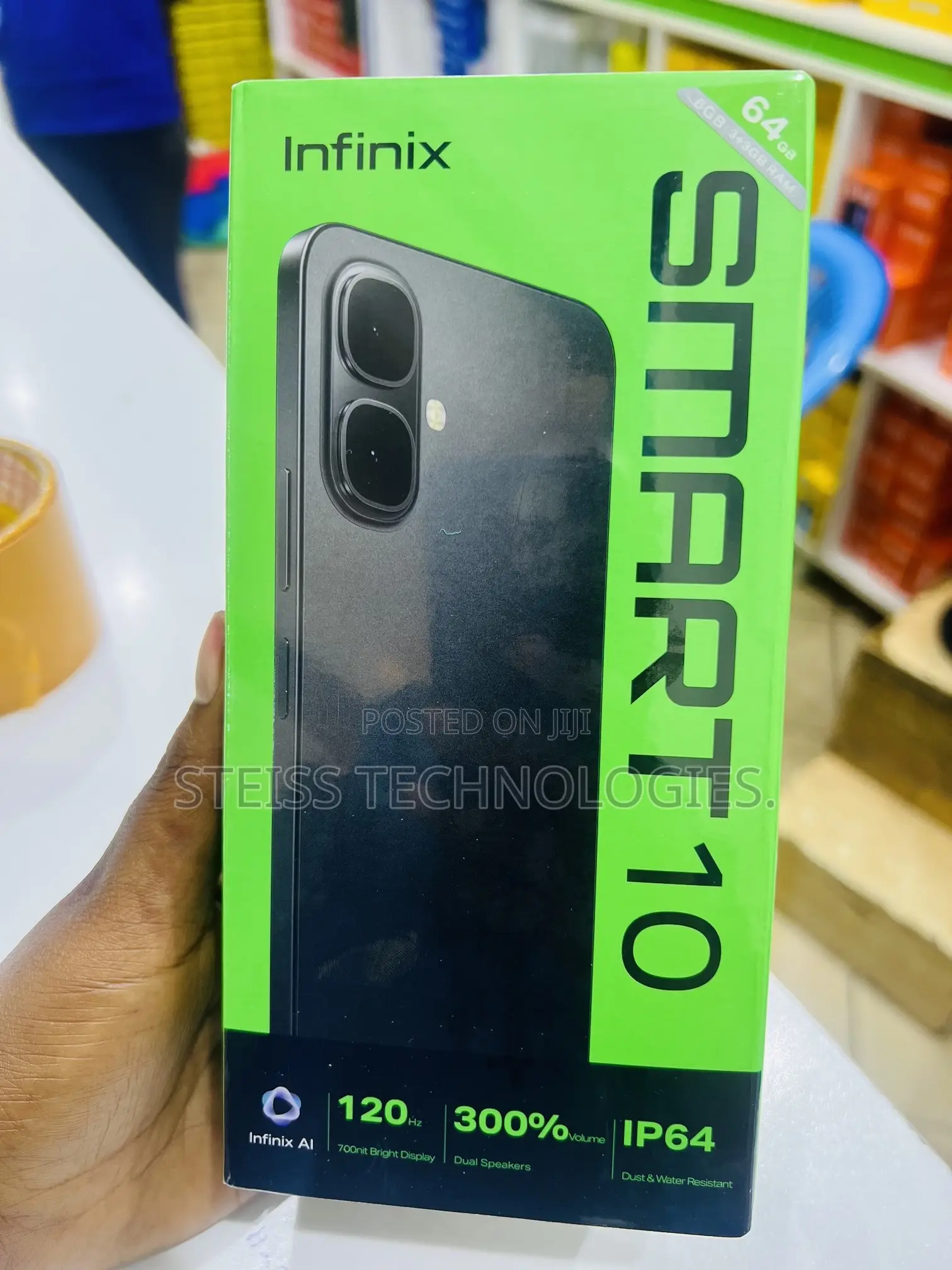 New Infinix Smart 10 128 GB Black