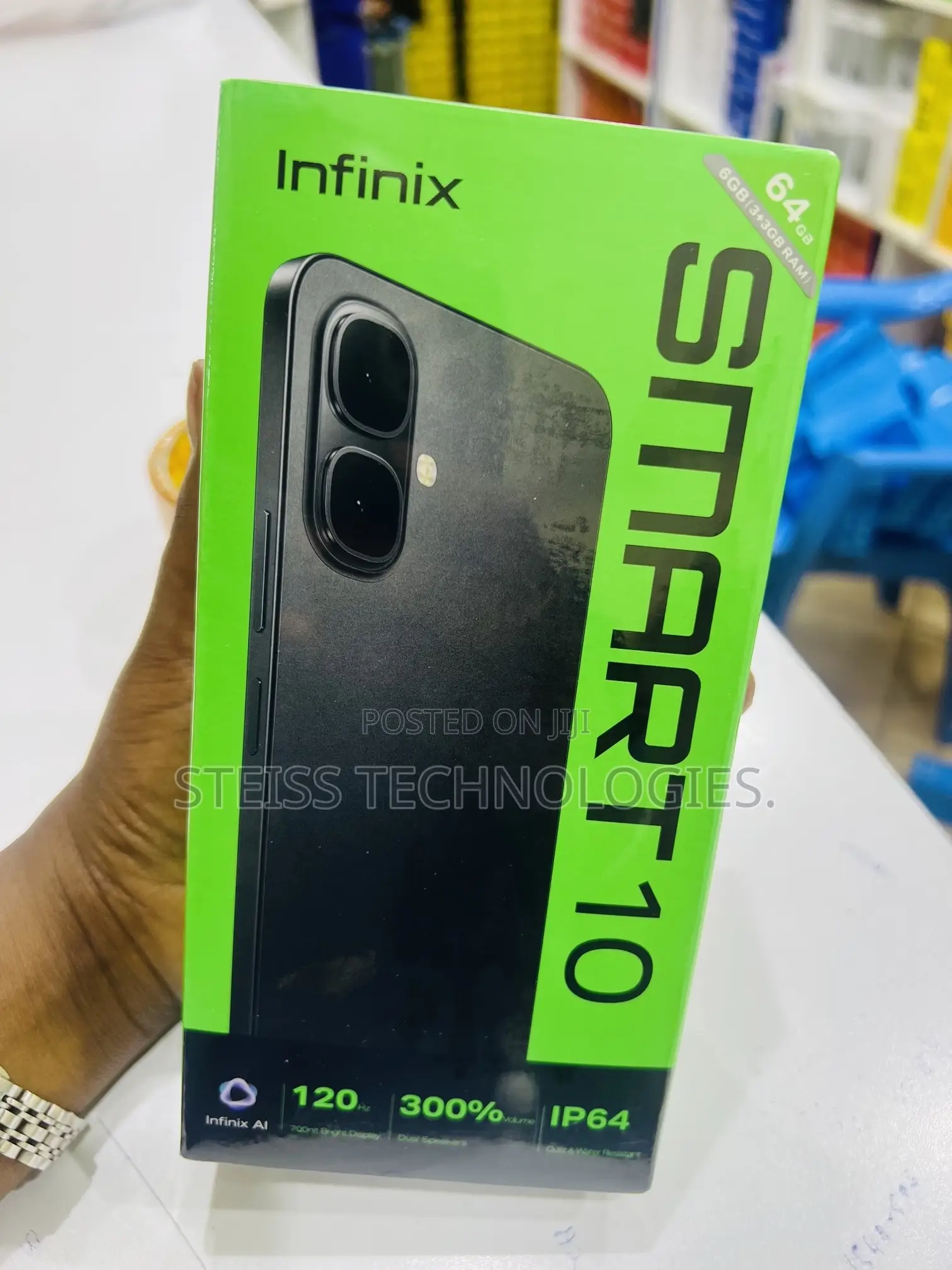New Infinix Smart 10 128 GB Black