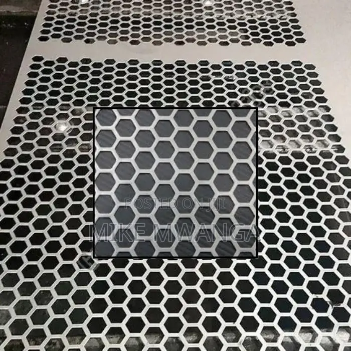 Hexagonal Perforated Metal Sheets