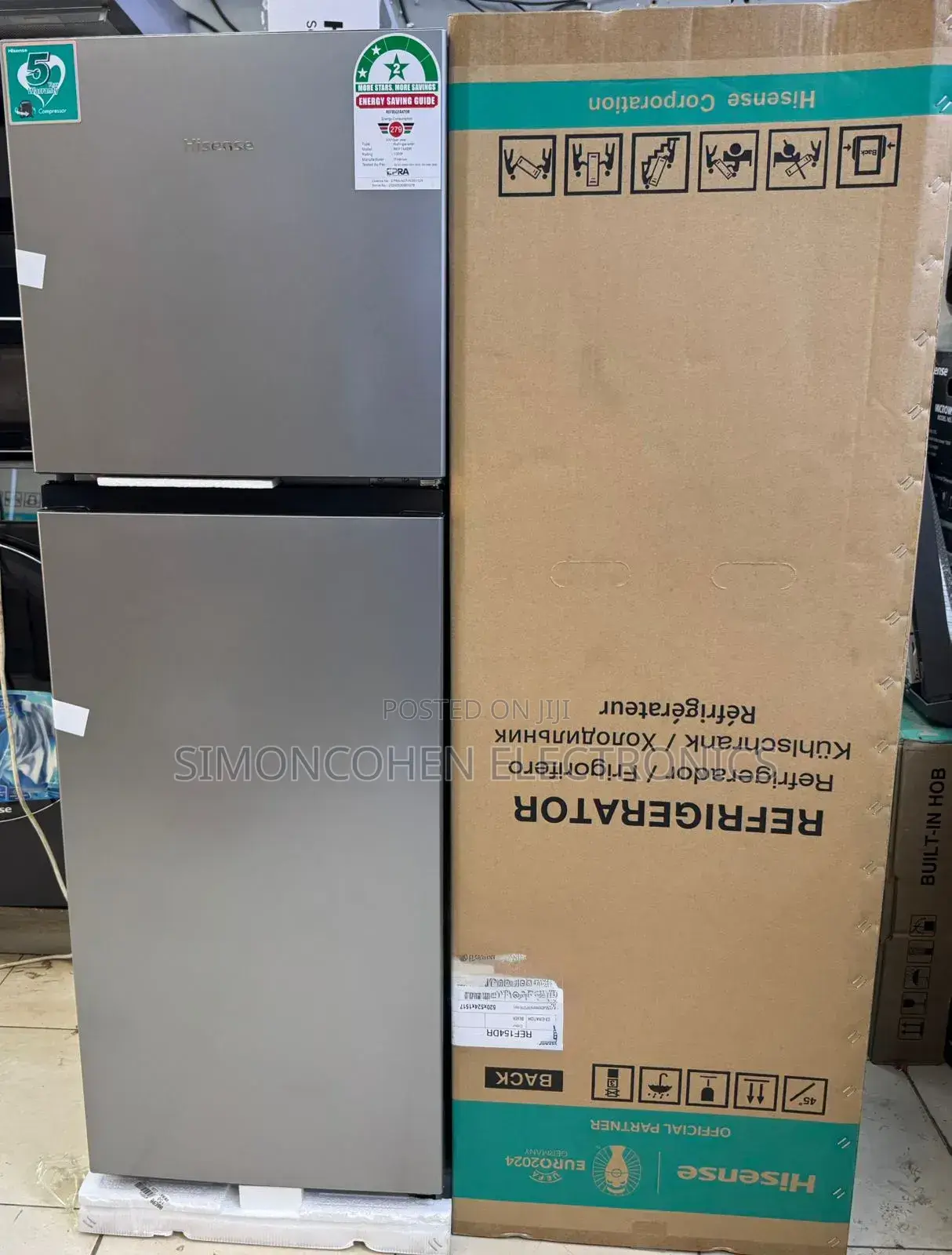 Hisense Refrigerator Ref 154dr Double Door