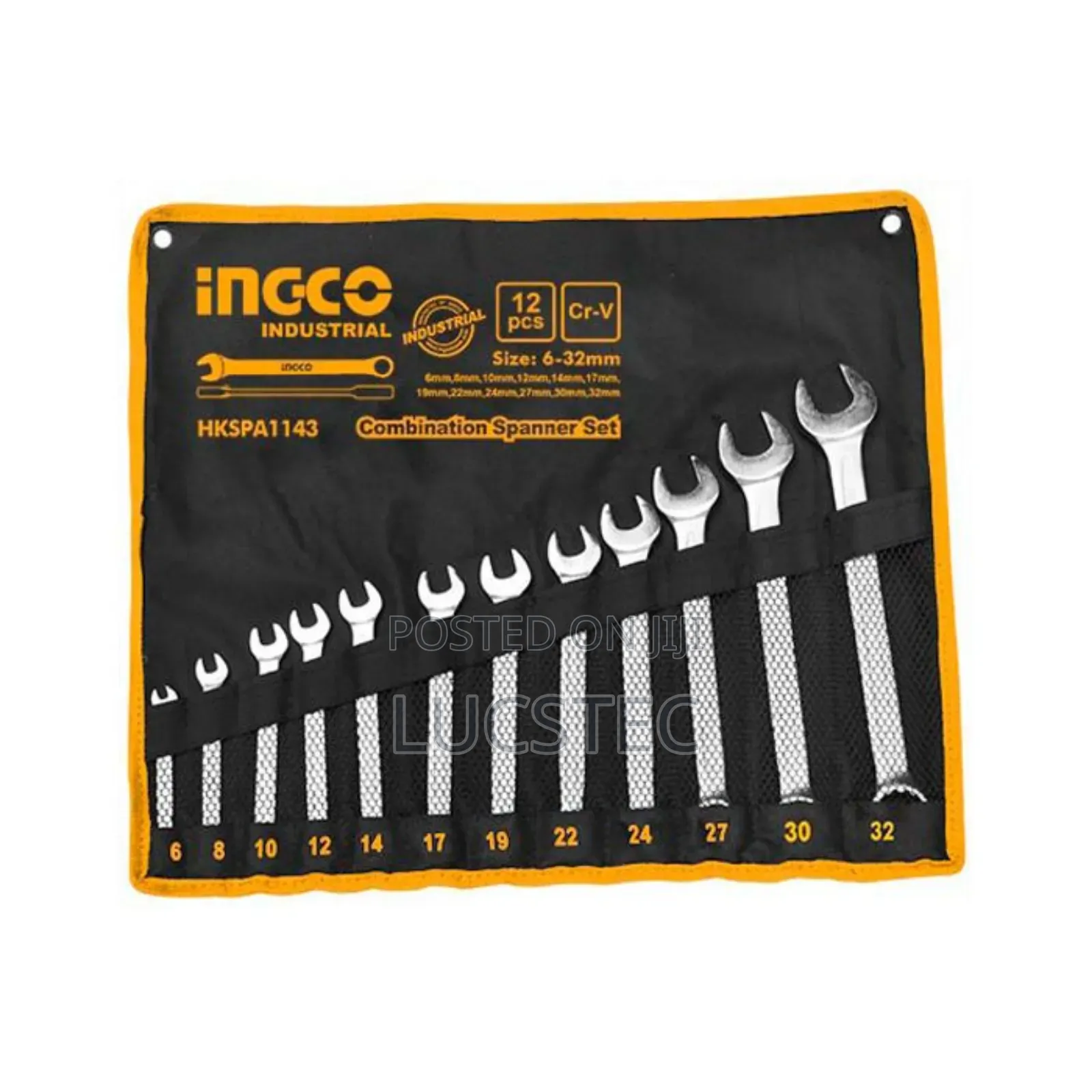 12-piece Combination Spanner Set.