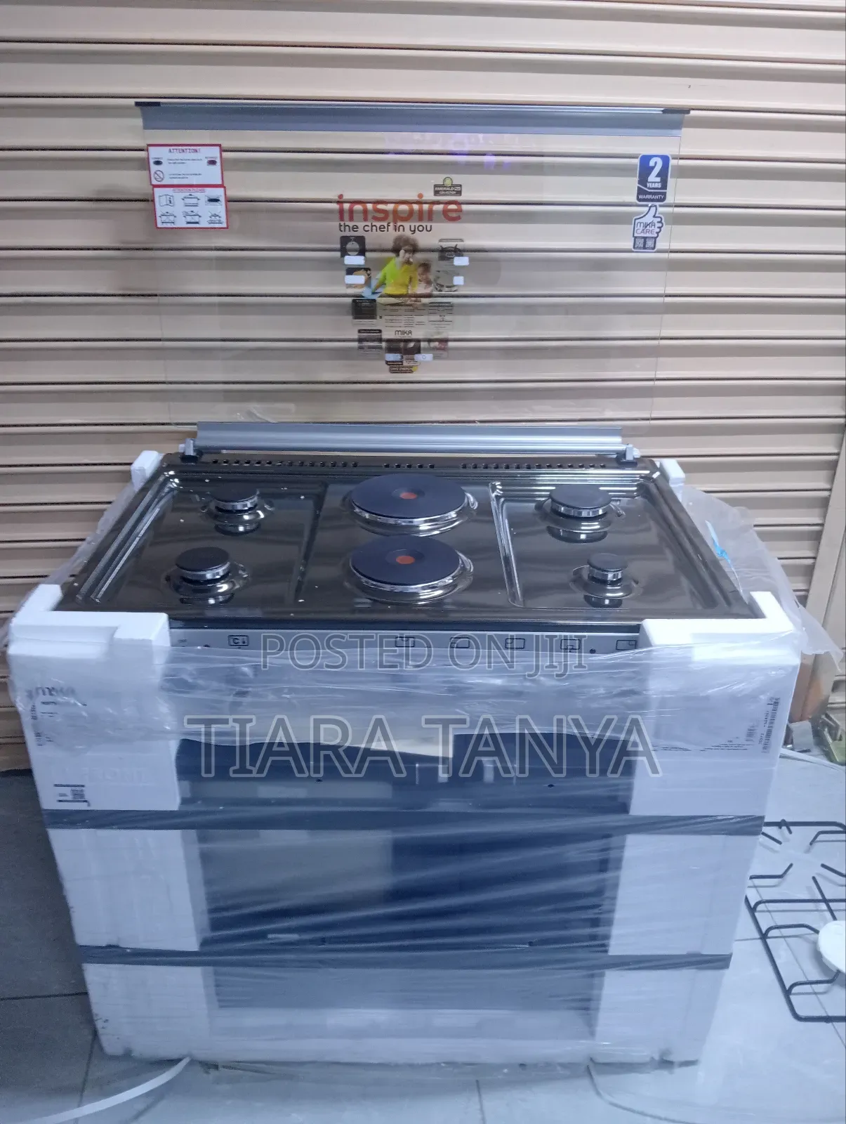 Mika 60 by 90 4 Gas and 2 Electric Plate Cooker