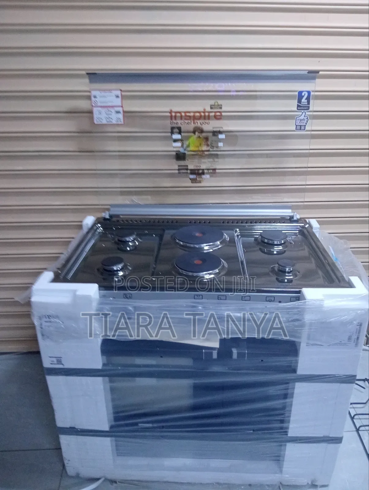 Mika 60 by 90 4 Gas and 2 Electric Plate Cooker