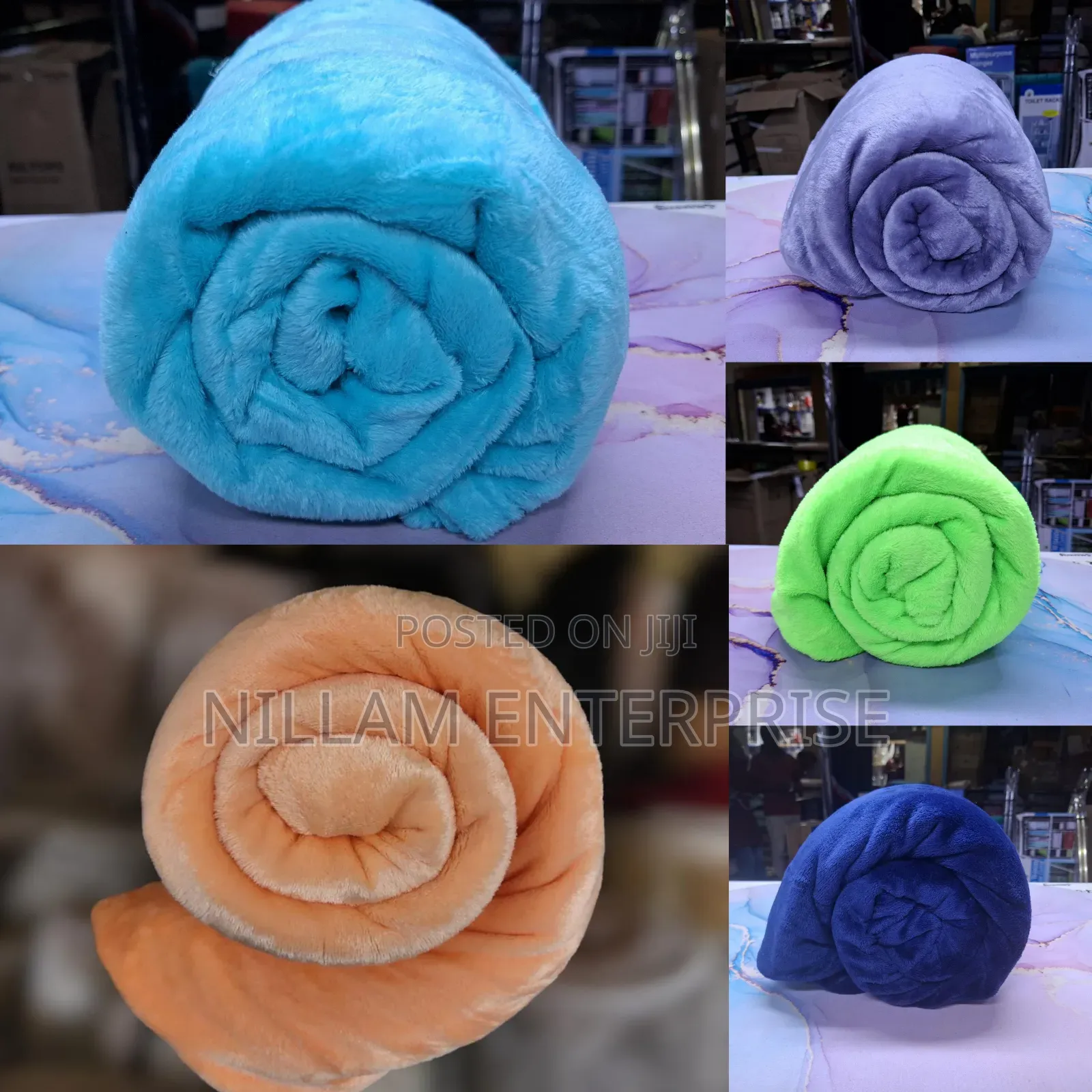*Fleece Coloured Blankets