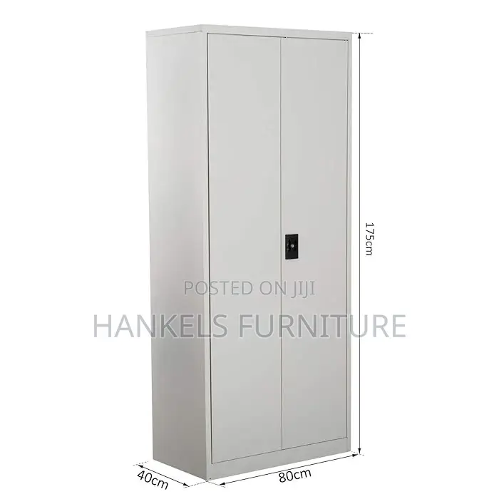 Tall 2-Door Metal Filing Cabinet