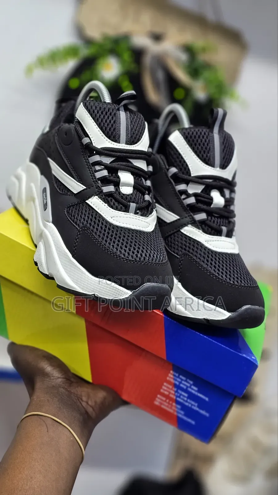Black White Dior Homies Sneakers