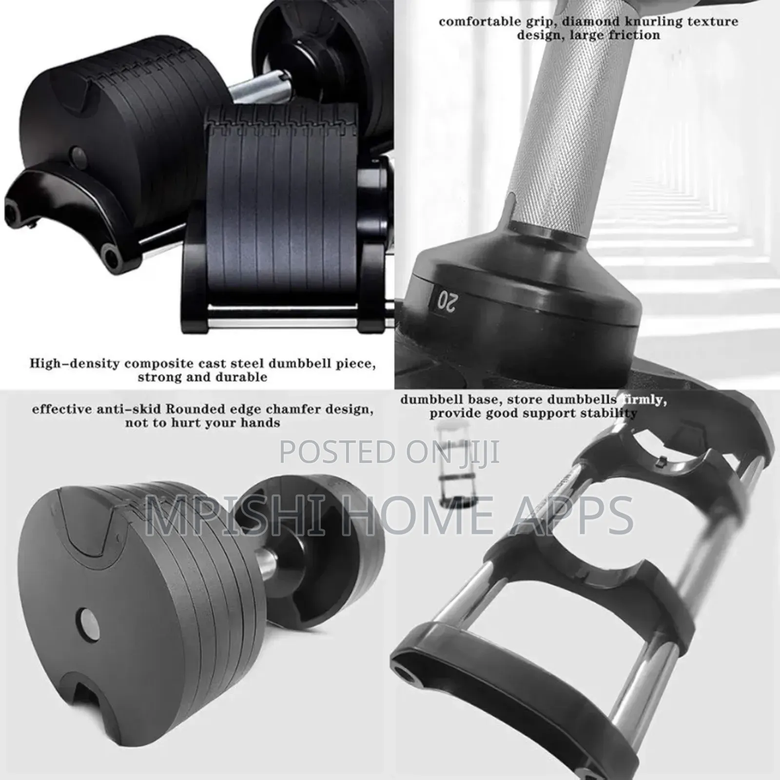 Selectorized Dumbbells Set 24kgs 1 Pc