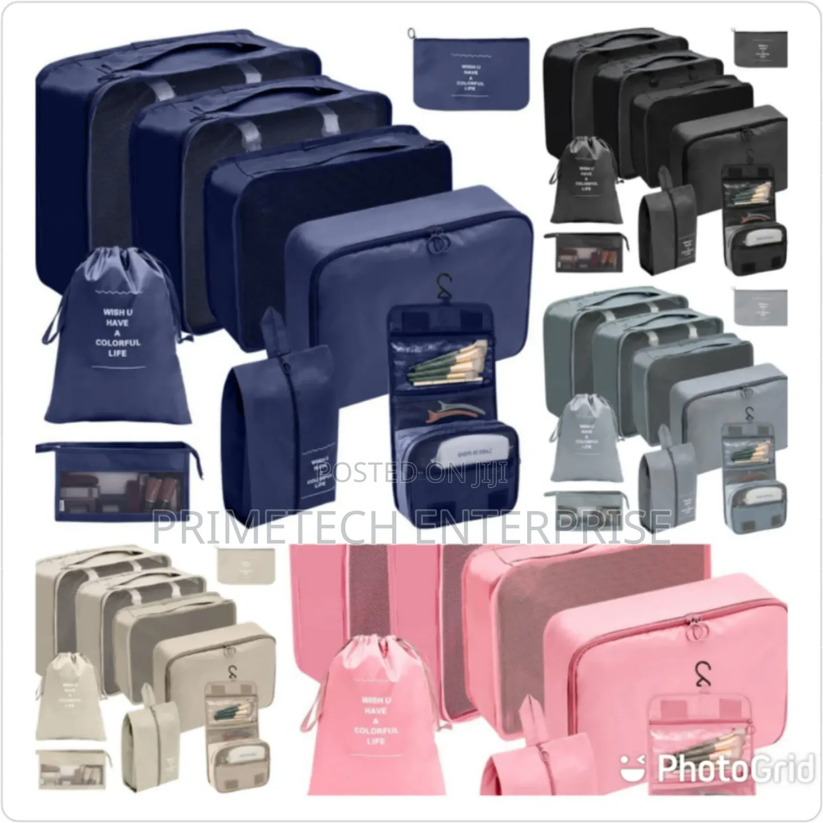 9pcs Laggage Travel Organizers