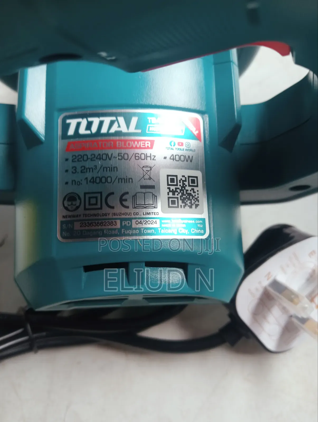 Blower Total 400w