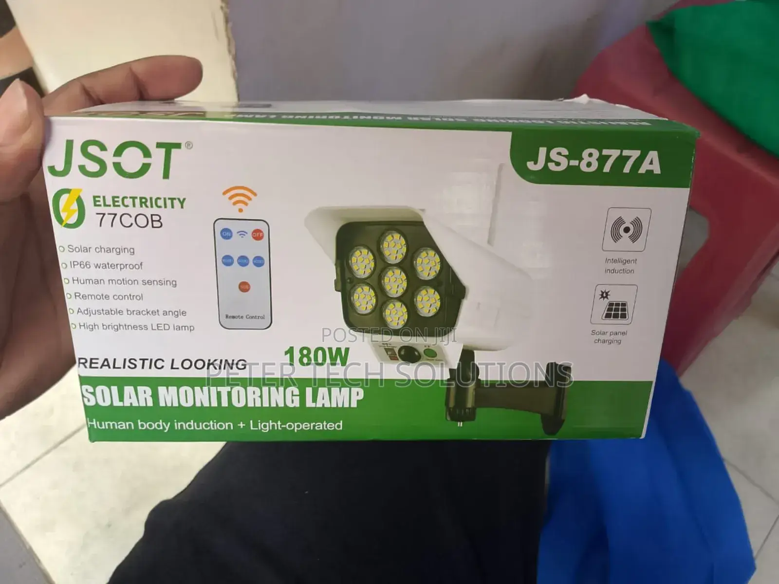 180w Camera Solar Monitoring Lamp