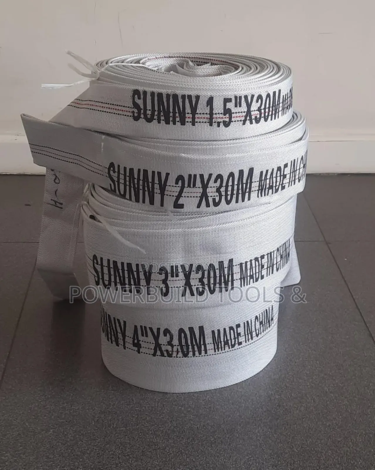 Sunny 4"By 30metres Canvas Delivery Agricultural Pipe