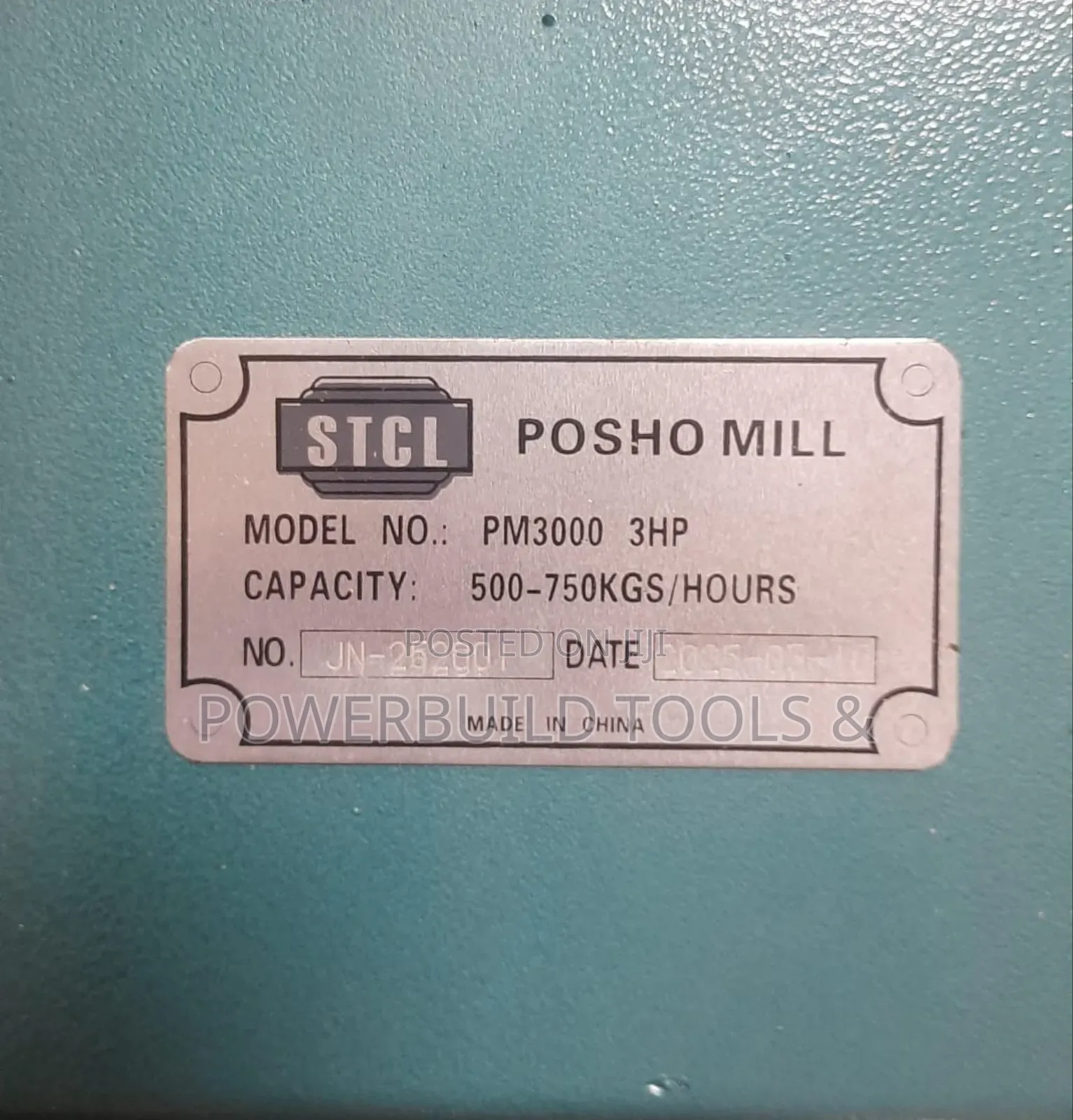 Stcl Poshomill With 3hp Motor Capacity 500 To 700kgs Grade2