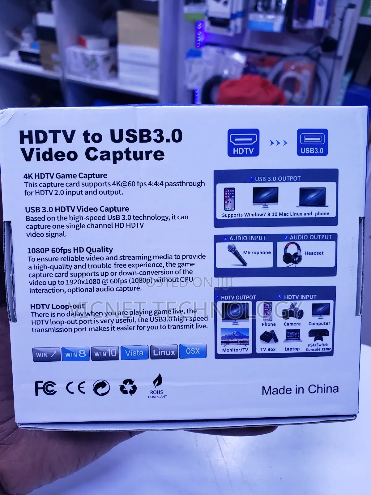 Hdmi to Usb 3.0 With Audio HDTV Video Capture