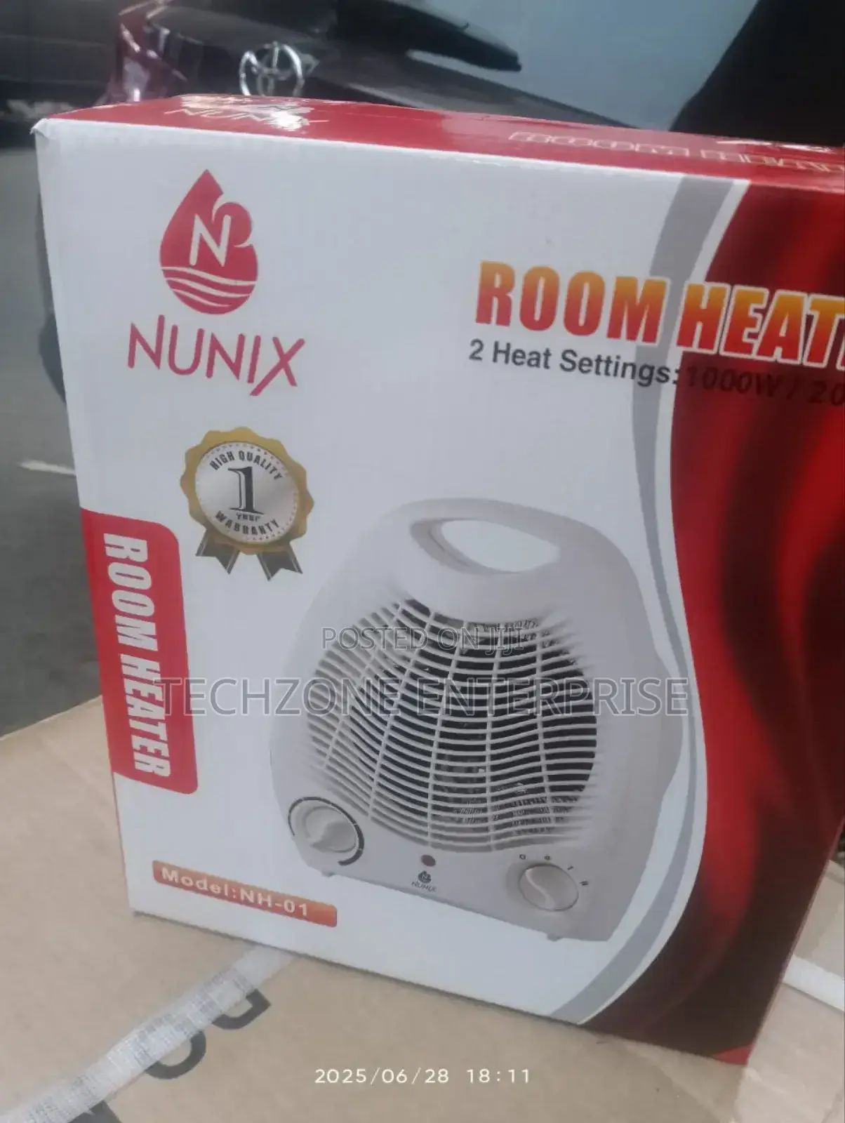 Nunix (Nh-01) Portable Fan Room Heater