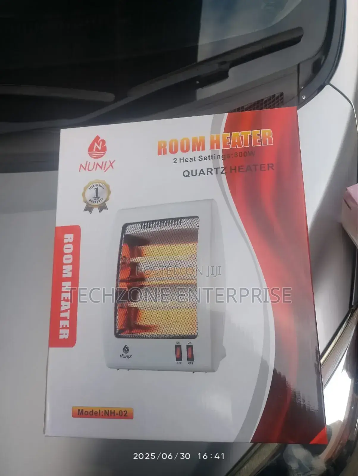Nunix Quartz Portable Room Heater - Overheat Protection