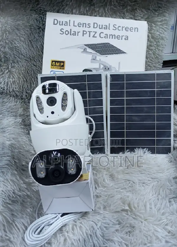Solar Powered 4g GSM PTZ 360 and Dual Lens Camera – Ubox