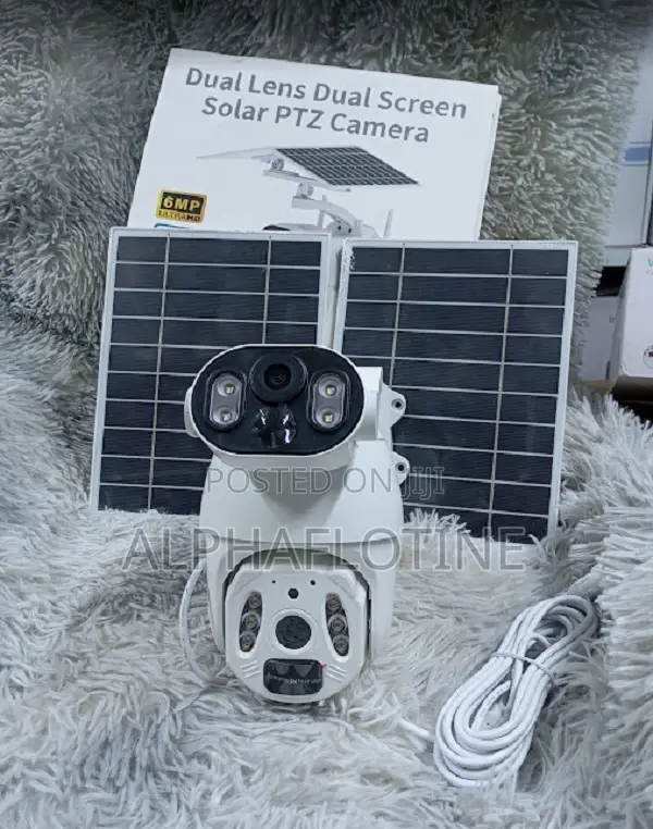 Solar Security Cameras Wireless Outdoor Dual Cameras