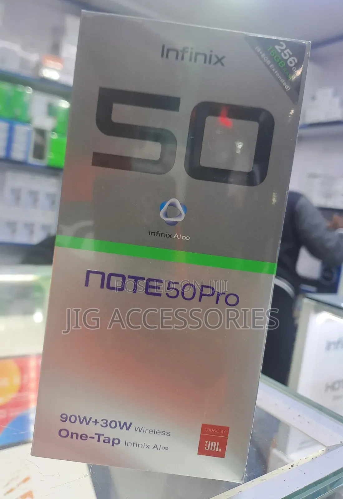 New Infinix Note 50 Pro 256 GB Gray