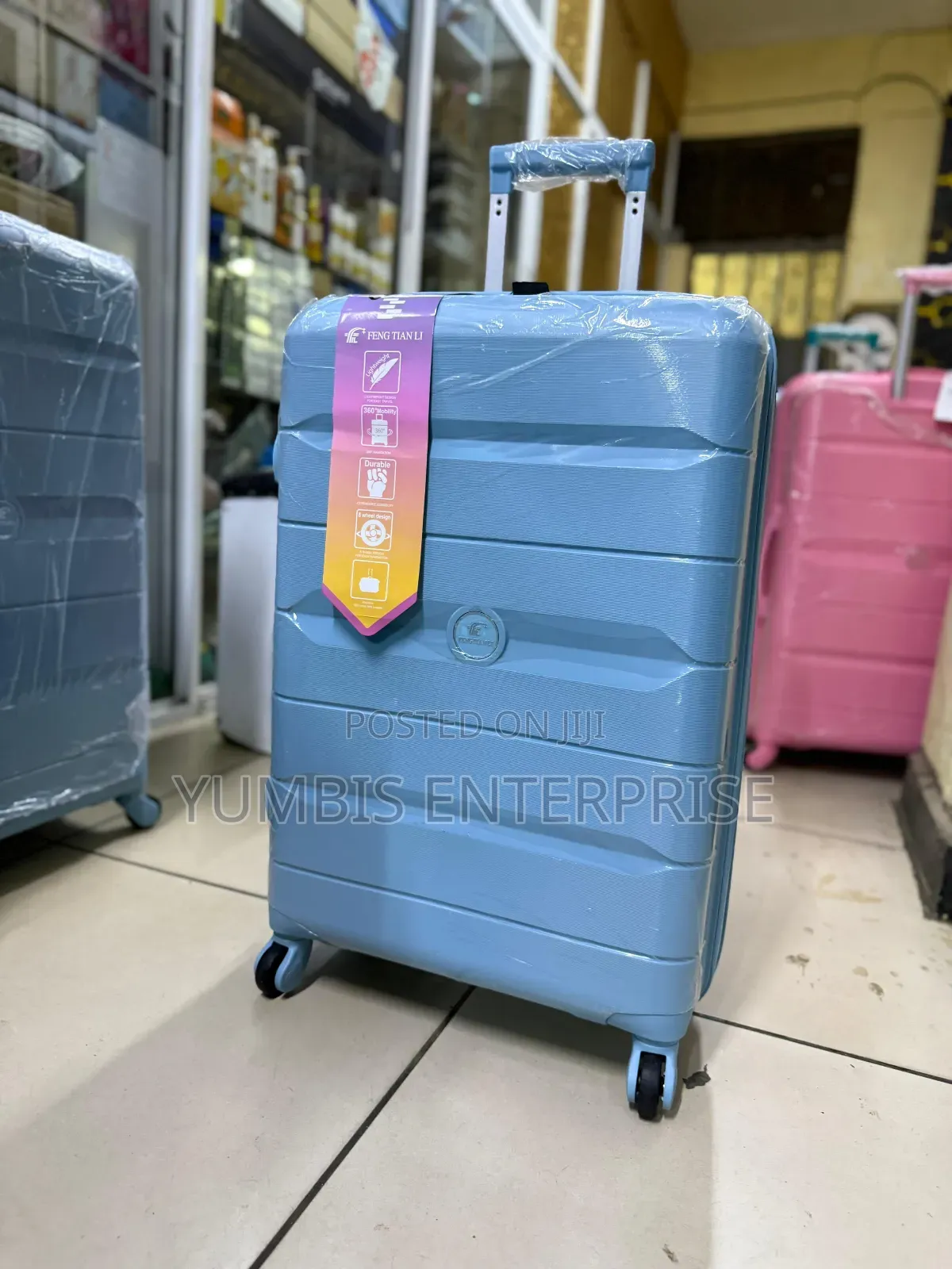 Medium Suitcases in Brown, Beige and Blue Colors Upto 20kgs