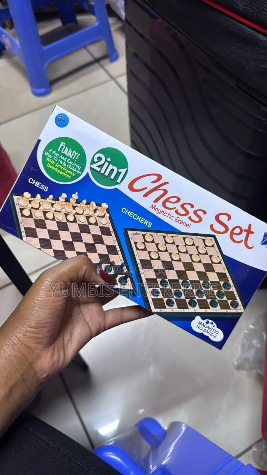 Chess 2 in 1 Small Size (Chess and Checkers