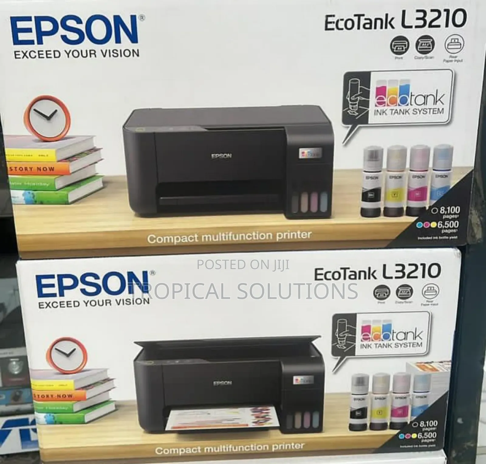 Epson L3210 Colour Printer (Print,Scan,Copy) Epson L3210
