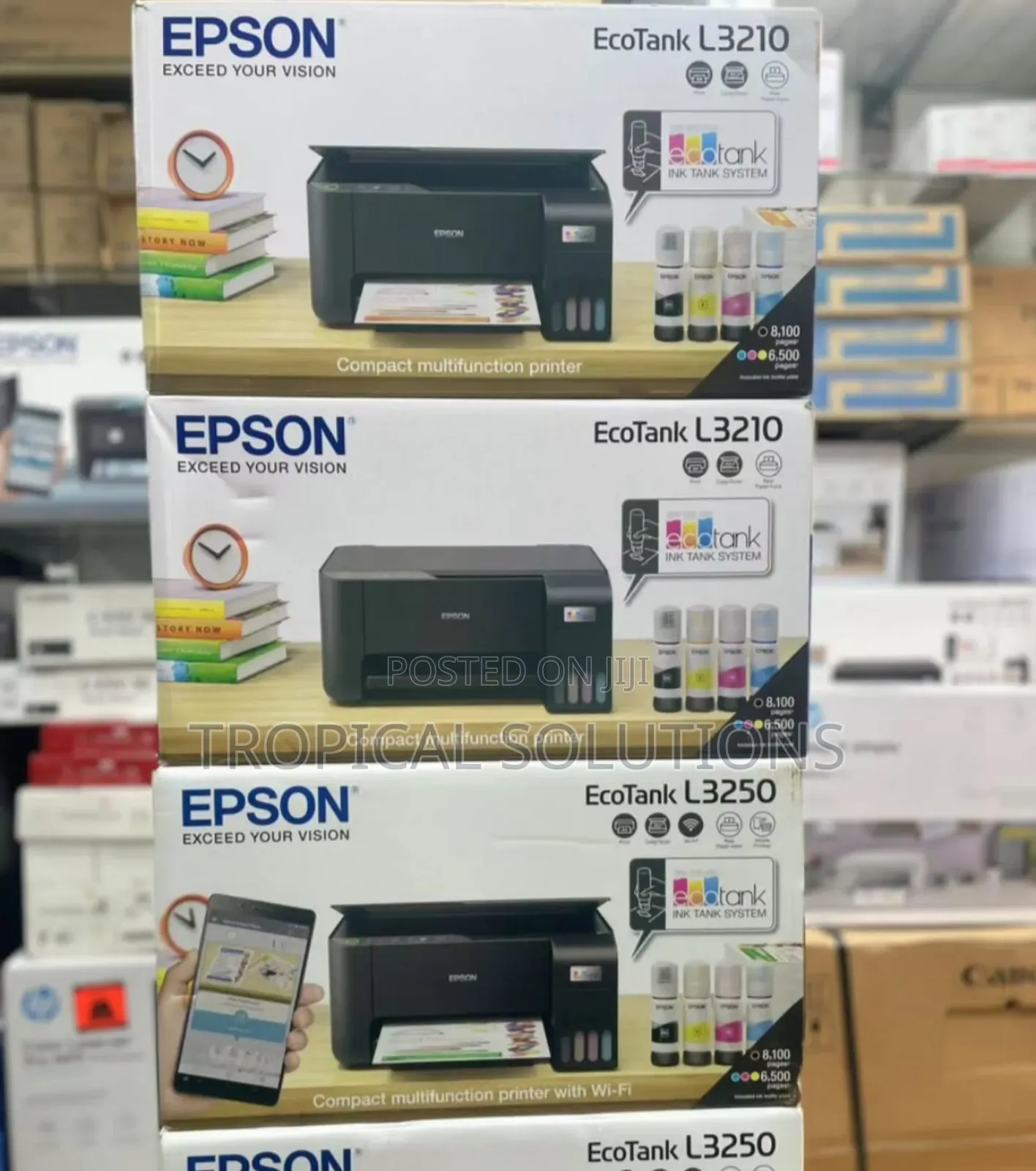 Epson L3210 Colour Printer (Print,Scan,Copy) Epson L3210