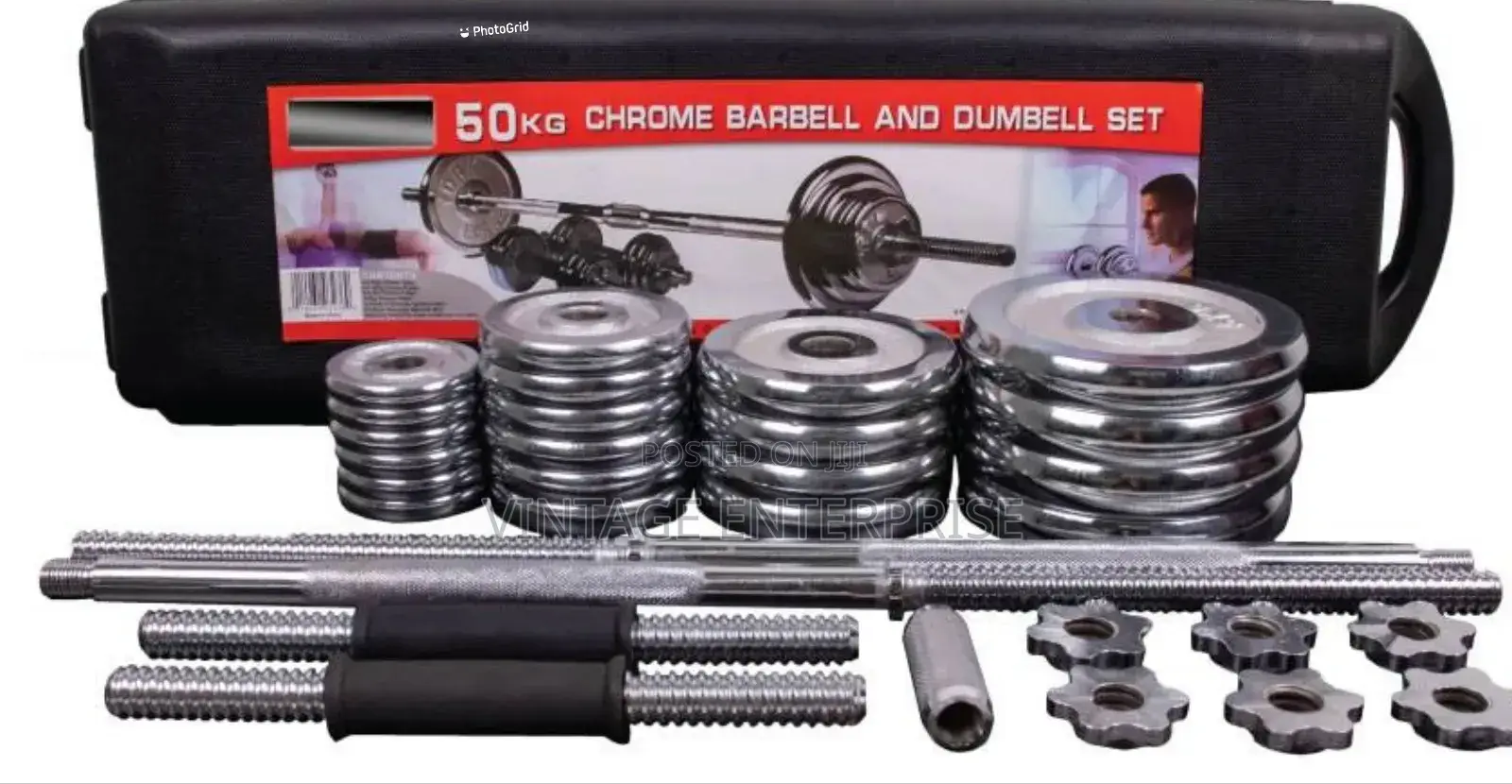50kg Chrome Dumbell