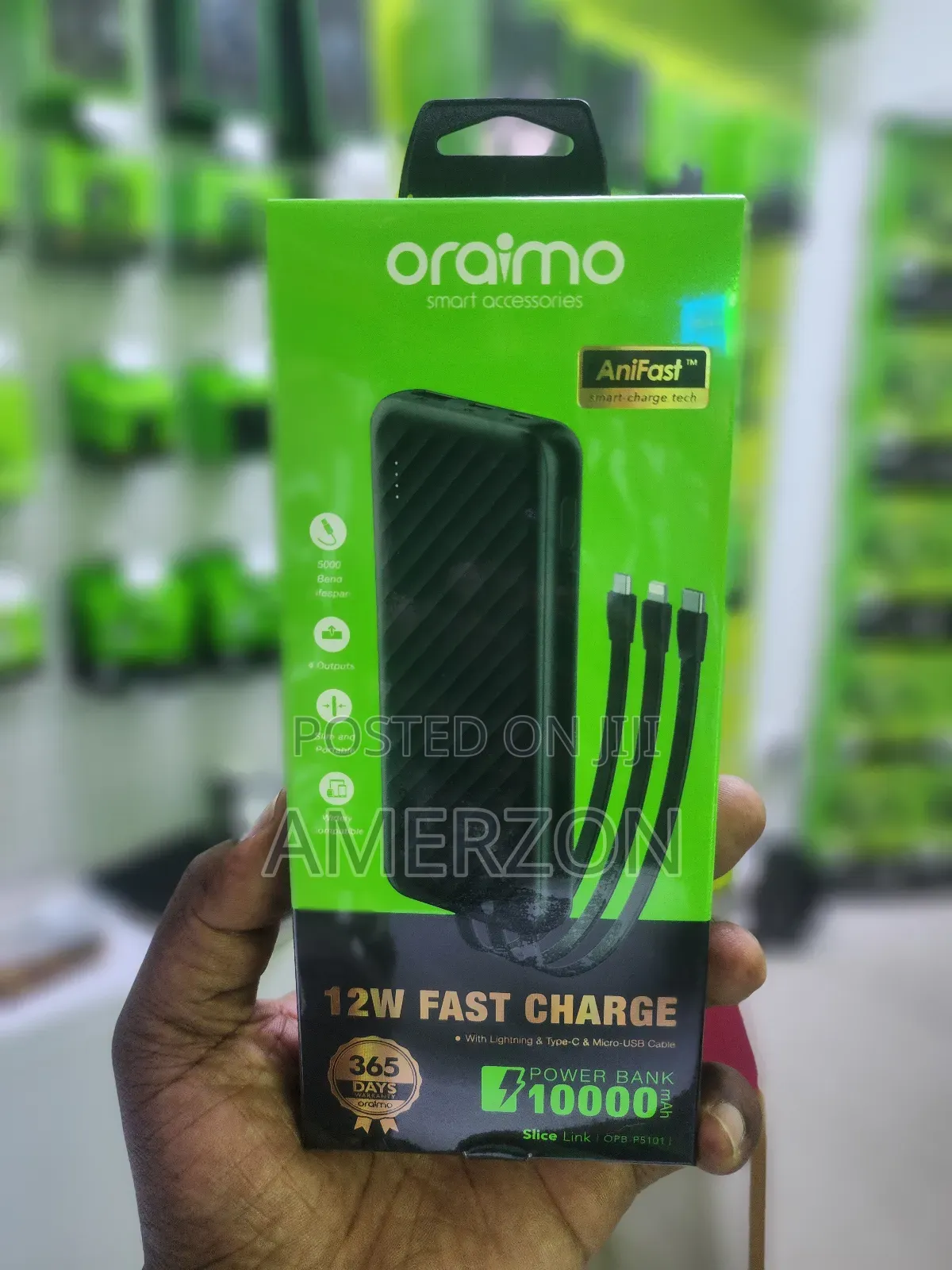 Oraimo 10kmah P5101 Powerbank