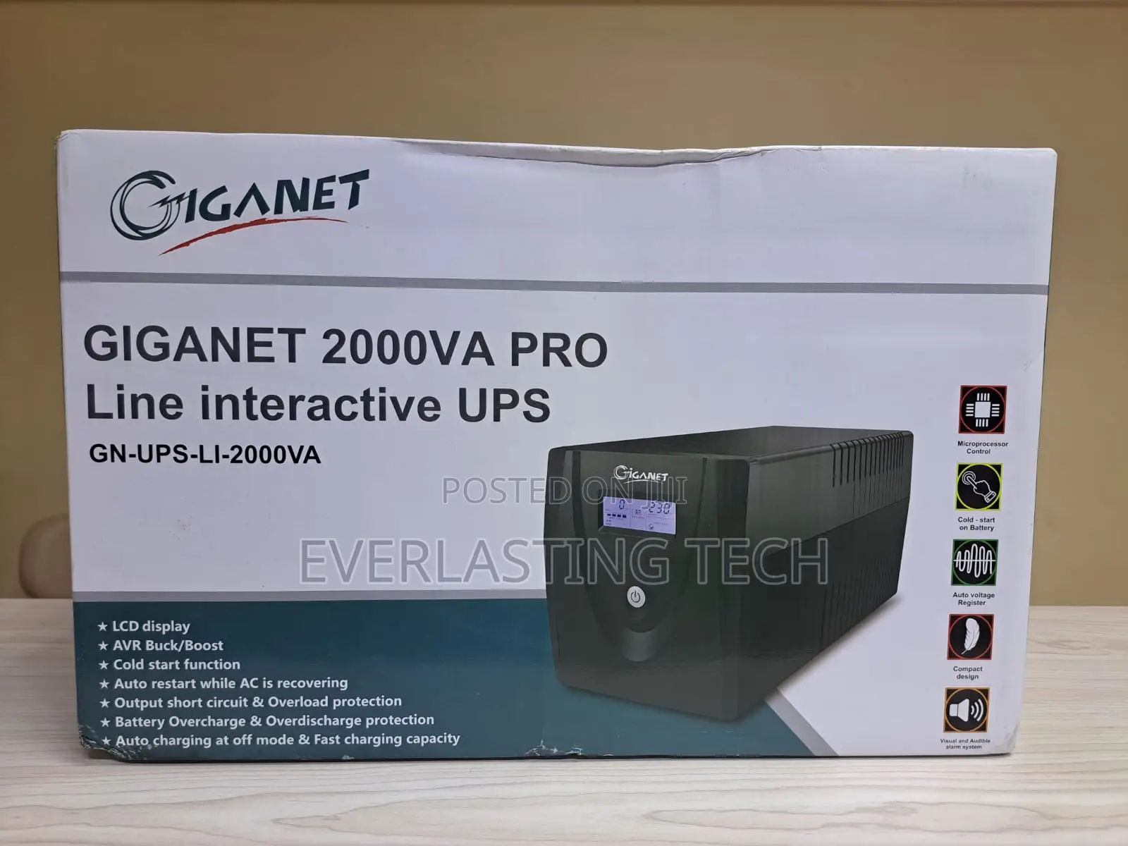 Giganet 2000va Line Interactive Ups With Simulated