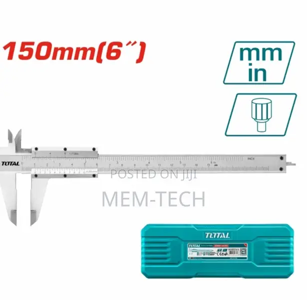 Total Tmt311501 Vernier Caliper
Range:0-150mm