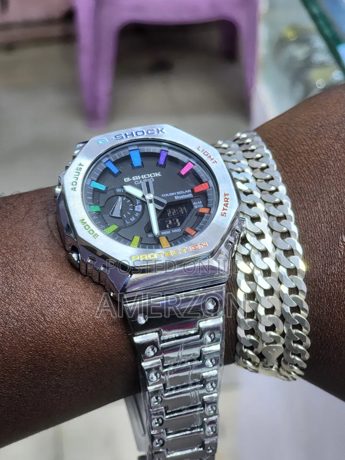 Casio G-Steel G-Shock Men's Silver