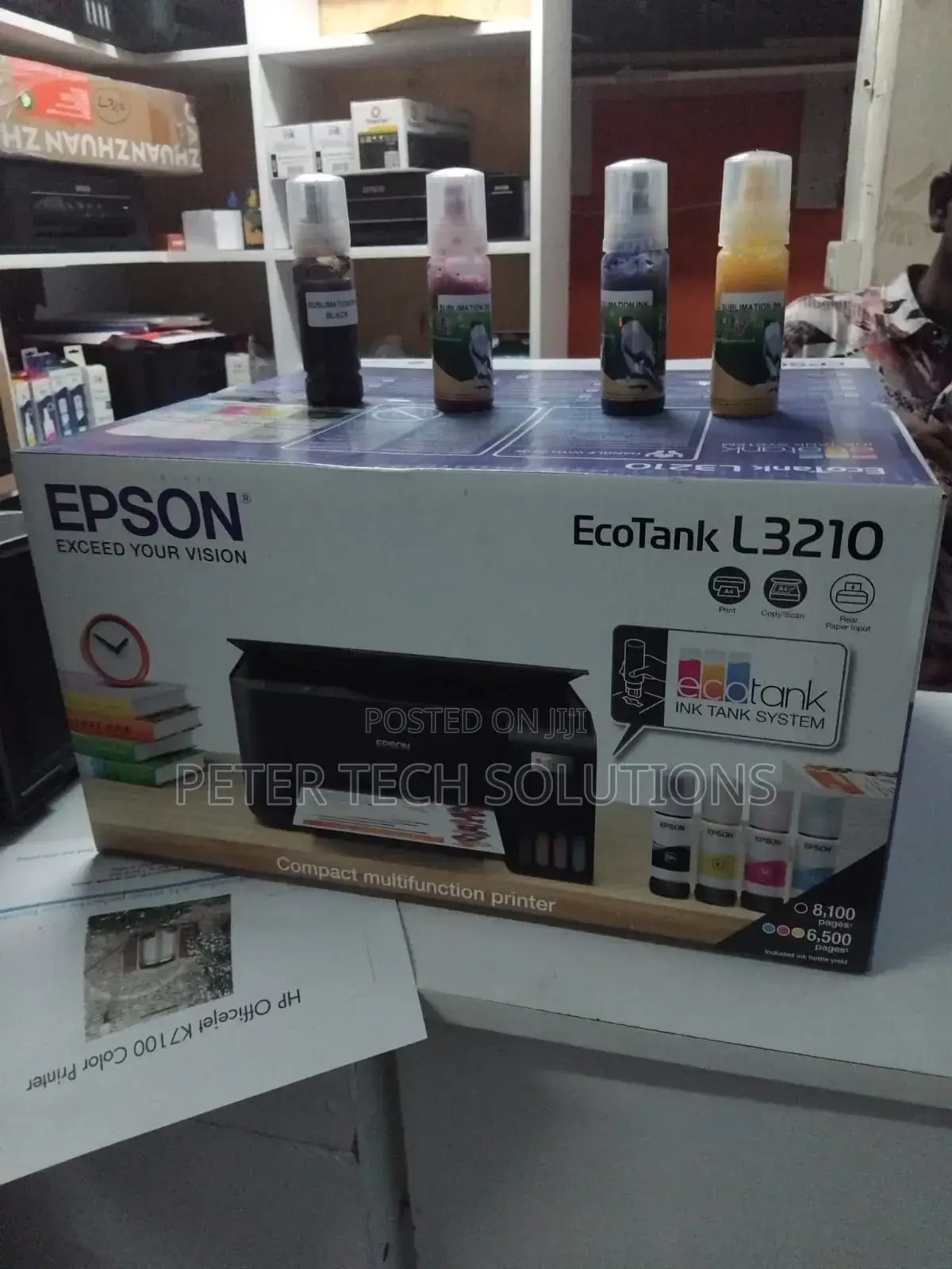 Sublimation L3210 Epson Printer (Print Scan Copy)