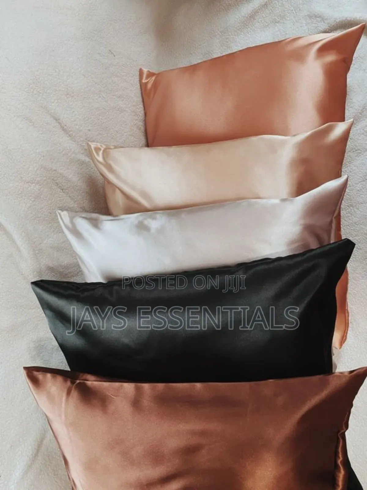 2pc Satin Bed Pillow Cases : 20"*30"