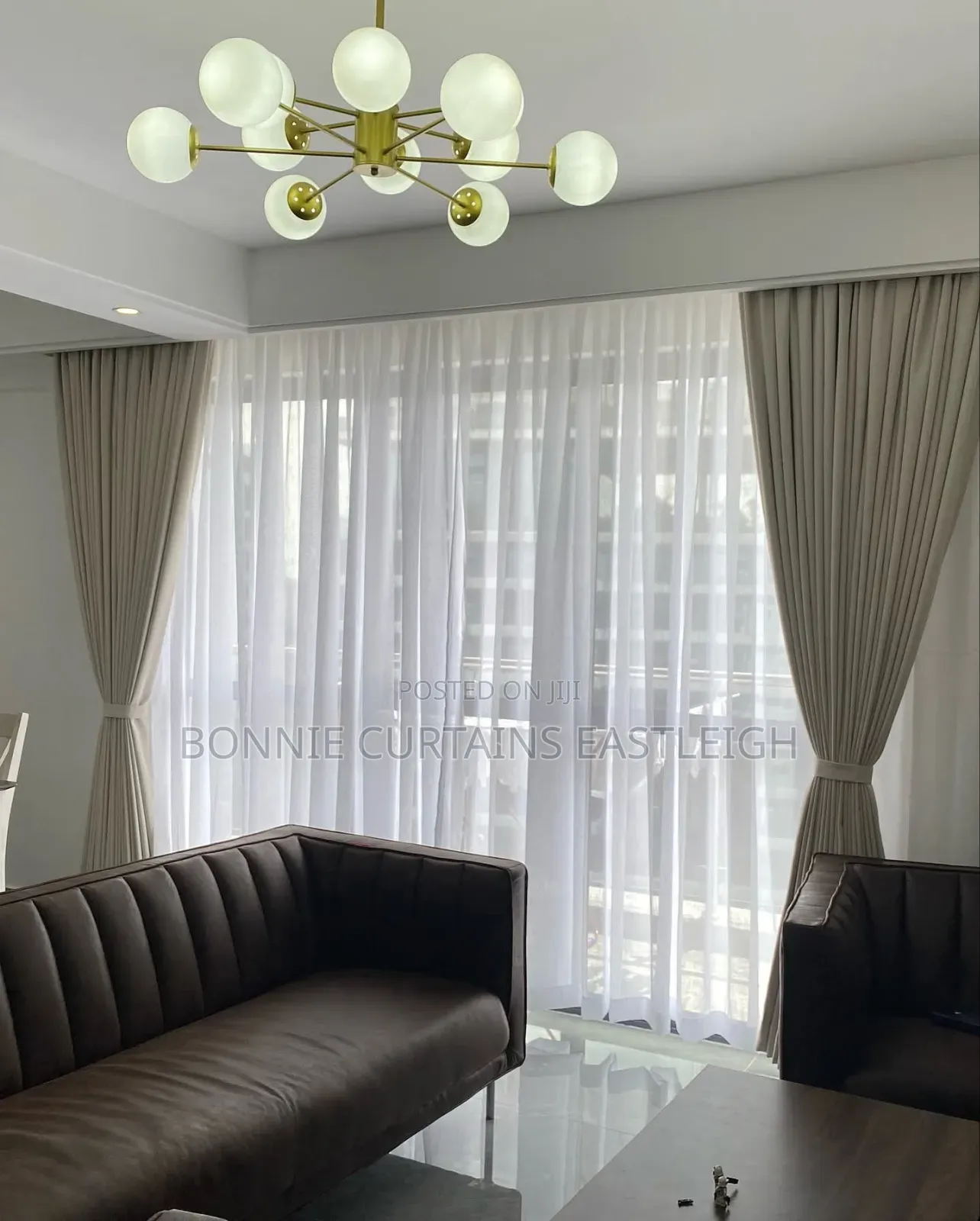 Orange Curtains for Living Room