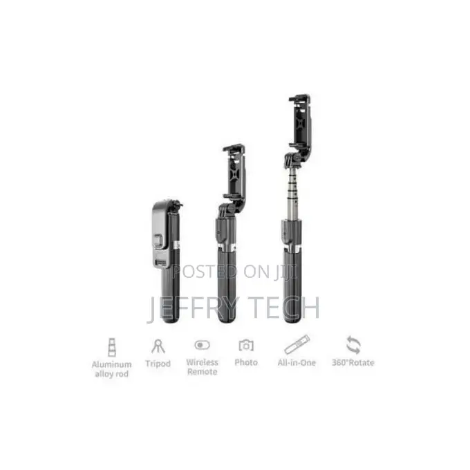 Tripod Selfie Stick Aluminum Alloy Foldable Bluetooth