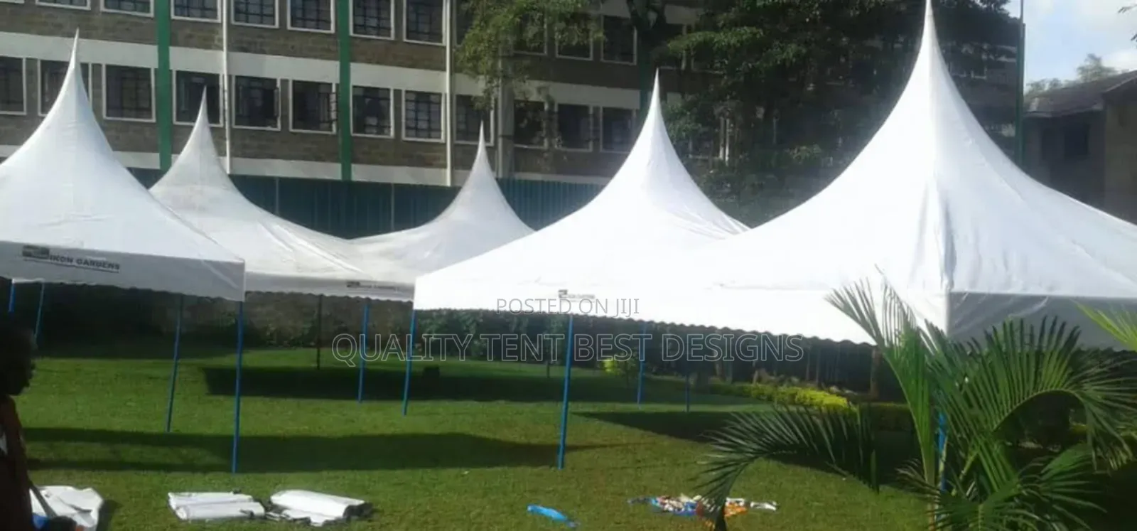 White 50 Seater Tents