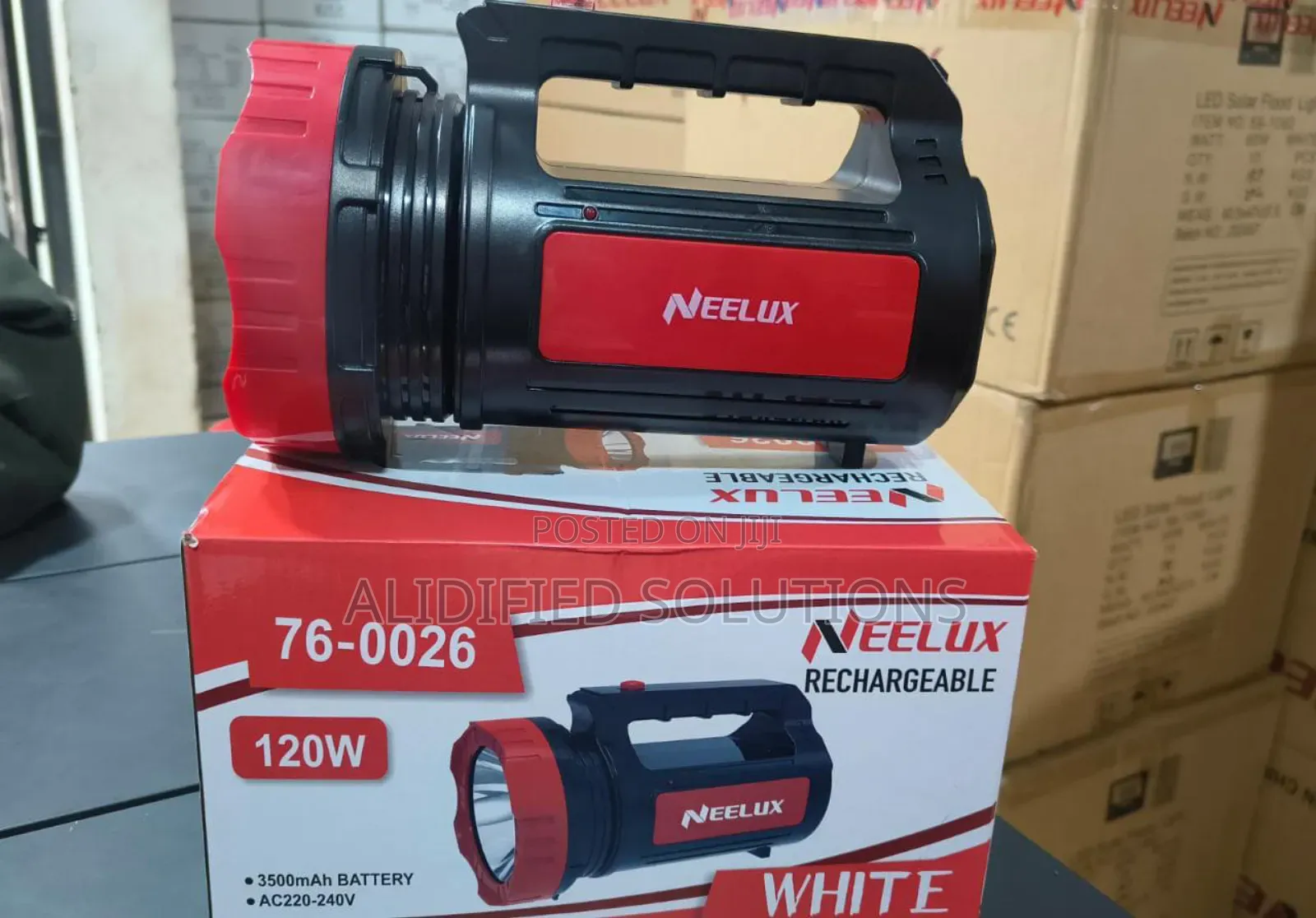 Neelux 120w Security Rechargeable Torch